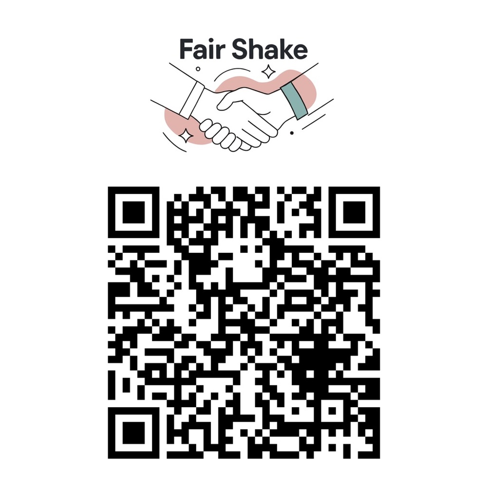 Visit My Etsy Shop! QR Code to Fair Shake Boutique!